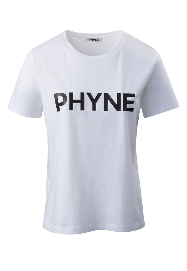 PHYNE Statement T-Shirt weiß Vorderansicht