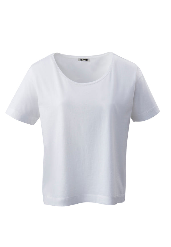 White| Boxy T-Shirt weiß Vorderansicht