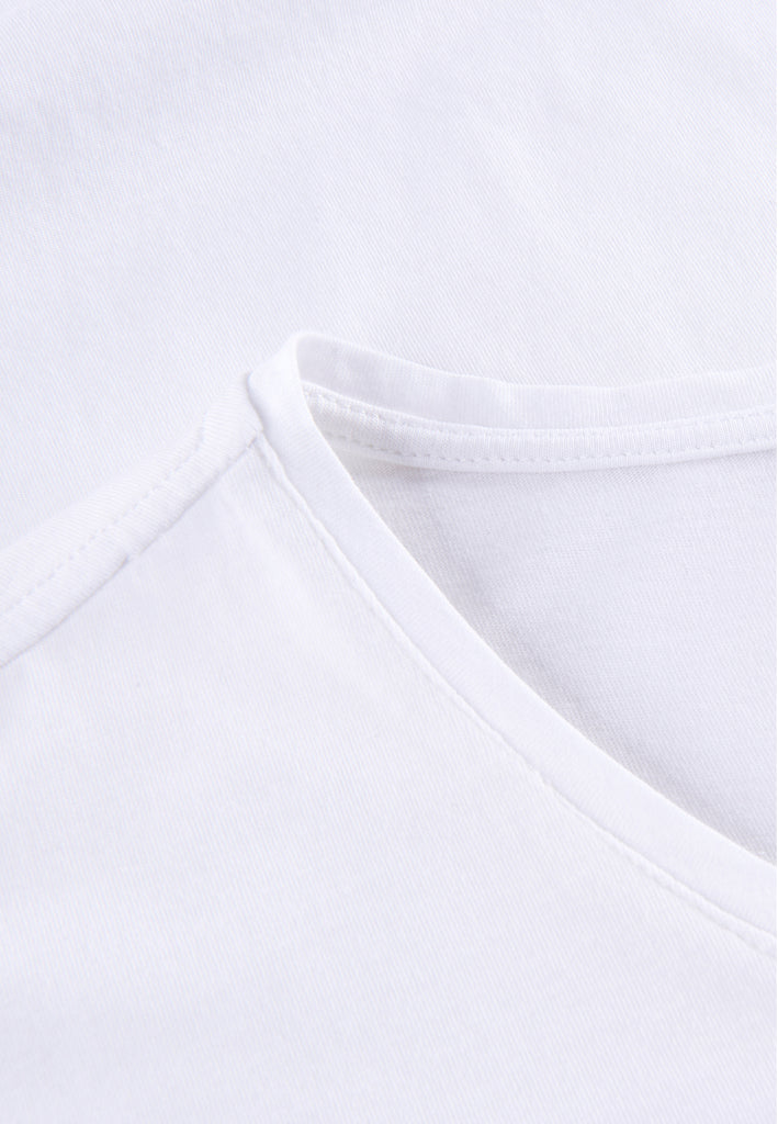 ["White", " Detailbild Boxy T-Shirt weiß"]