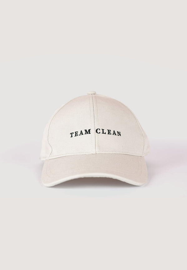 Beige| Team Clean Kappe Vorderseite