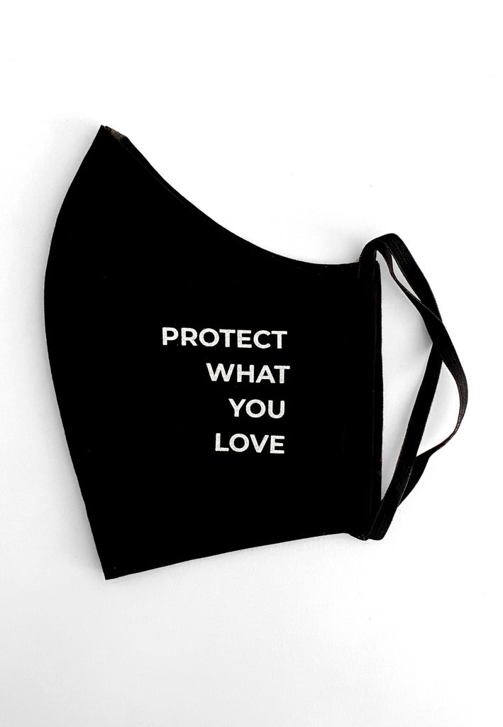 ["Maske Protect What You Love Black"]