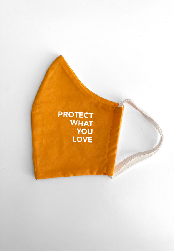 Maske Protect What You Love Orange